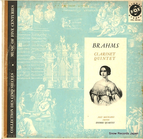 MICHAELS, JOST brahms; clarinet quintet STDL500.560