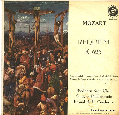 BADER, ROLAND mozart; requiem, k.626 STPL512.740