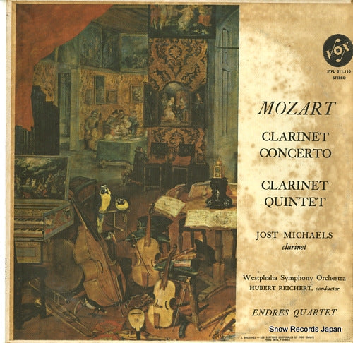 MICHAELS, JOST mozart; clarinet concerto / clarinet quintet STPL511.110