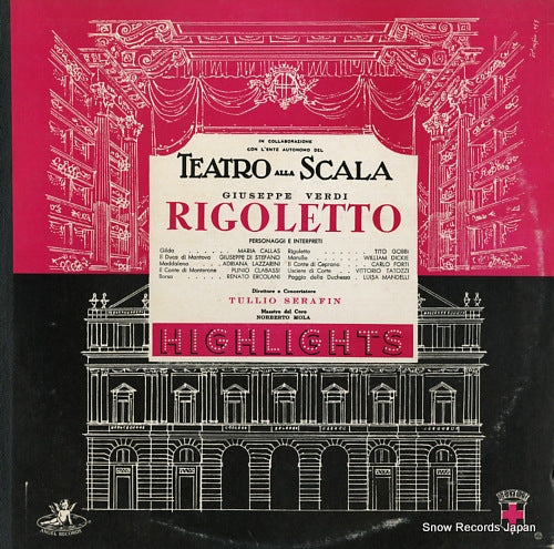 SERAFIN, TULLIO verdi; rigoletto highlights ANGEL35518
