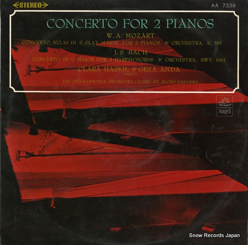 HASKIL, CLARA, AND GEZA ANDA concerto for 2 pianos AA-7338