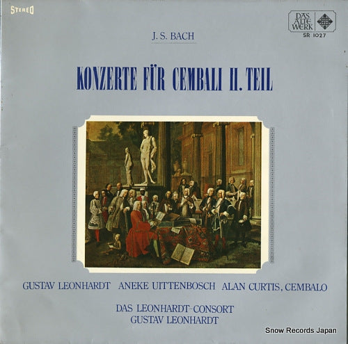 LEONHARDT, GUSTAV bach; konzerte fur cembali ii. teil SR1027