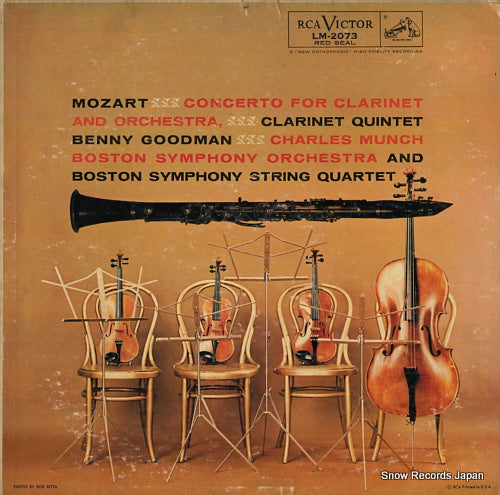 GOODMAN, BENNY mozart; concerto for clarinet and orchestra LM2073