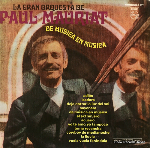 MAURIAT, PAUL de musica en musica / la gran orquesta de paul mauriat 5085584PY