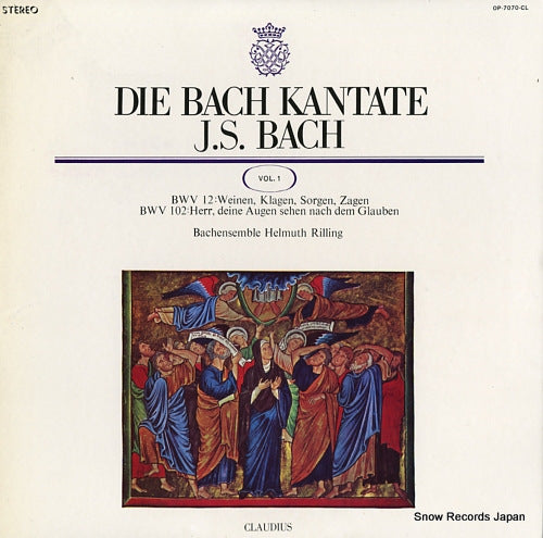 RILLING, HELMUTH bach; kantaten bwv 12 und 102 / vol.1 OP-7070-CL