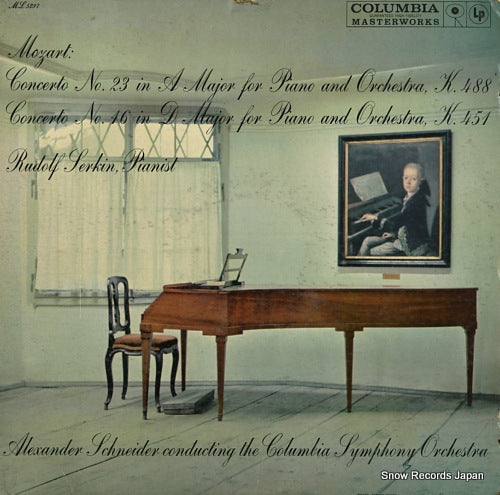 SERKIN, RUDOLF mozart; concerto no.23 and no.16 ML5297