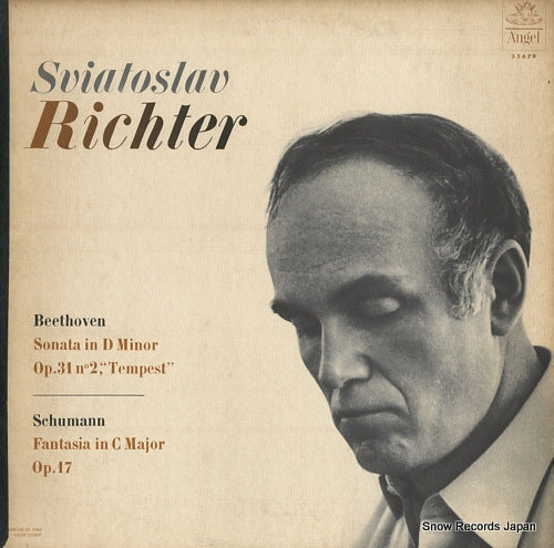 RICHTER, SVJATOSLAV beethoven; sonata in d minor op.31 no2, "tempest" ANGEL35679