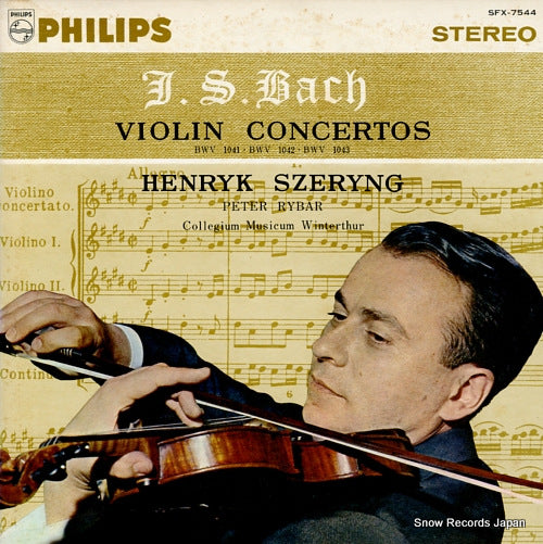 SZERYNG, HENRYK bach; violin concertos SFX-7544
