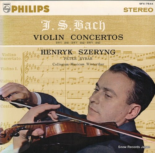 SZERYNG, HENRYK bach; violin concertos SFX-7544