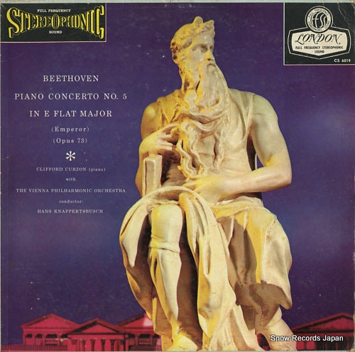 CURZON, CLIFFORD beethoven; piano concerto no.5 in e flat major(emperor) CS6019