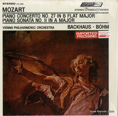 BACKHAUS, WILHELM mozart; piano concerto no.27 in b flat major STS15062