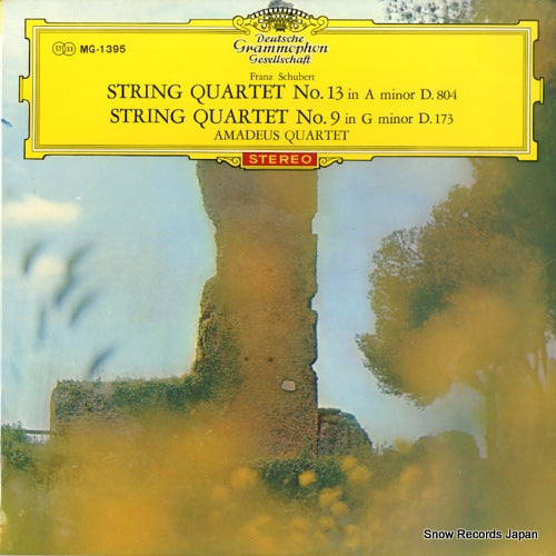 AMADEUS QUARTETT schubert; string quartet no.13, no.9 MG-1395