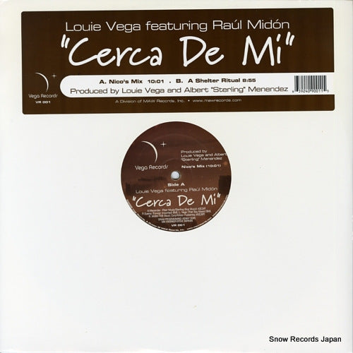 VEGA, LOUIE, FEATURING RAUL MIDON cerca de mi VR001