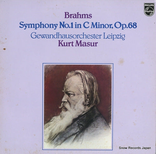 MASUR, KURT brahms; symphony no.1 in c minor, op.68 25PC-22