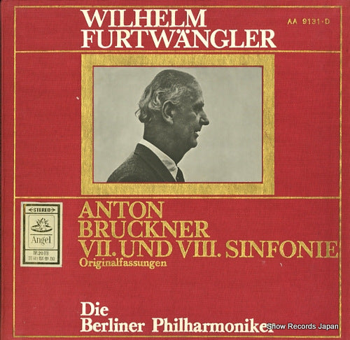 FURTWANGLER, WILHELM bruckner; vii. und viii. sinfonie (originalfassungen) AA9131-D
