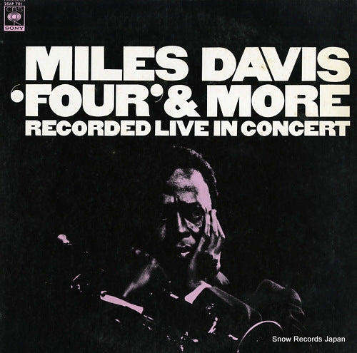 DAVIS, MILES 'four' & more recorded live in concert 25AP761