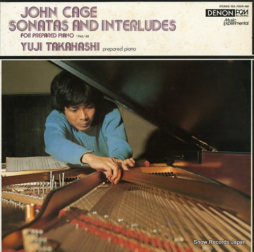 TAKAHASHI, YUJI john cage; sonatas and interludes for prepared piano 1946/48 OX-7059-ND