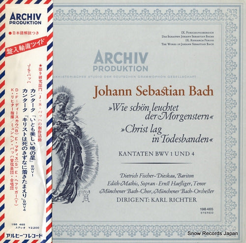 RICHTER, KARL bach; wie schon leuchtet der morgenstern 198465