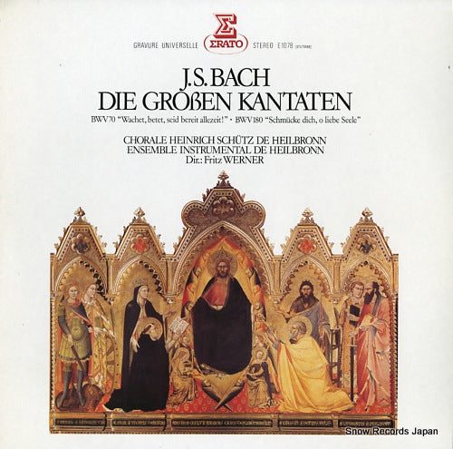 WERNER, FRITZ bach; die groben kantaten bwv70, bwv180 E-1078