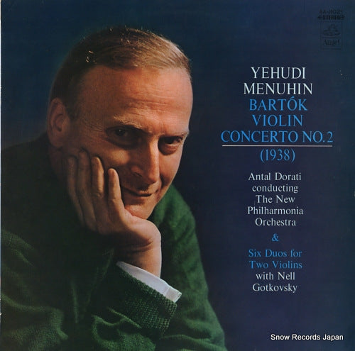 MENUHIN, YEHUDI bartok; violin concerto no.2 (1938) AA-8021