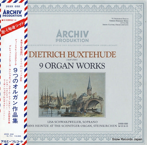 HEINTZE, HANS / LISA SCHWARZWELLER dietrich buxtehude; 9 organ works 2533032