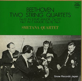 SMETANA QUARTET beethoven; two string quartets no.12 & 1 OC-7147-S