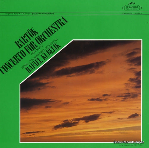 KUBELIK, RAFAEL bartok; concerto for orchestra "portraits" EAC-30175