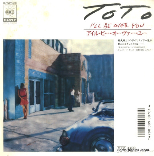 TOTO i'll be over you 07SP980