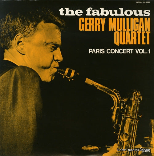 MULLIGAN, GERRY paris concert vol.1 YX-4065