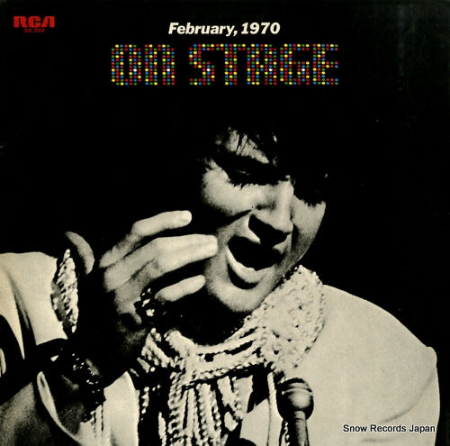 PRESLEY, ELVIS on stage february 1970 SX-202