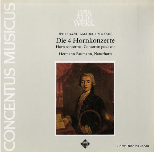 BAUMANN, HERMANN mozart; die 4 hornkonzerte 6.41272