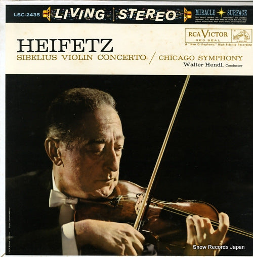 HEIFETZ, JASCHA sibelius; violin concerto in d minor op.47 LSC-2435