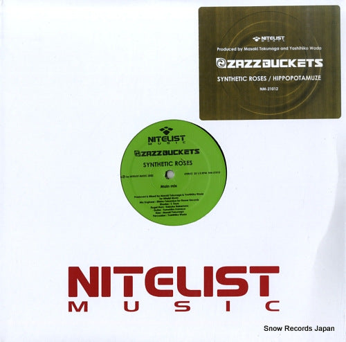ZAZZBUCKETS synthetic roses / hippopotamuze NM-21012