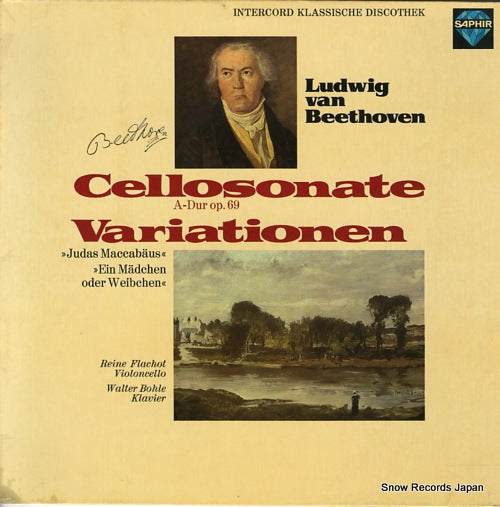 FLACHOT, REINE beethoven; a-dur op.69 fur klavier und violoncello INT120.909