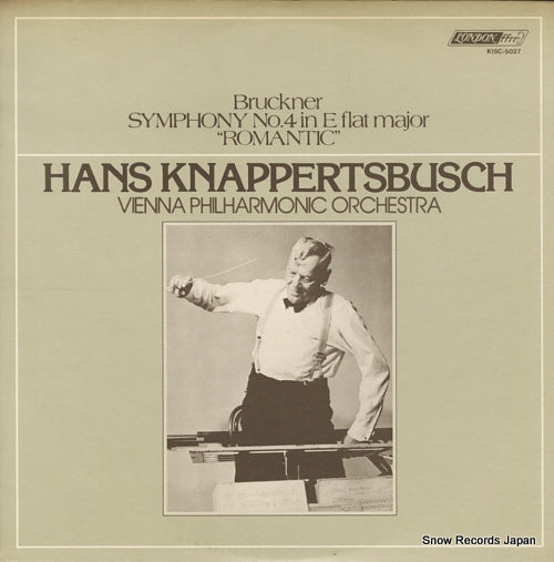 KNAPPERTSBUSCH, HANS bruckner; symphony co.4 in e flat major "romantic" K15C-5027