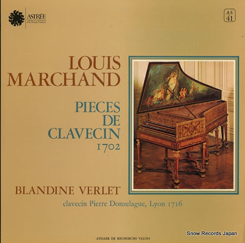 VERLET, BLANDINE louis marchand; pieces de clavecin1702 AS41