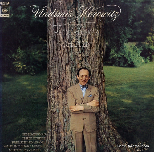 HOROWITZ, VLADIMIR new recordings of chopin SOCP10