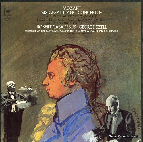 CASADESUS, ROBERT / GEORGE SZELL mozart; six great piano concertos D3M32796