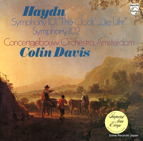 DAVIS, COLIN haydn; symphony 101 "the clock", "die uhr" / symphony 102 9500679
