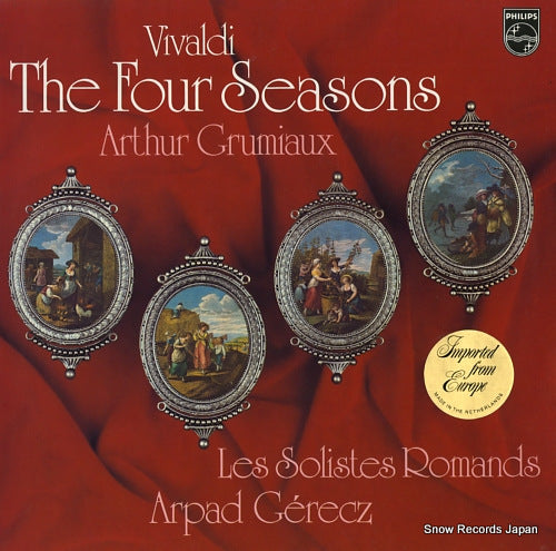 GRUMIAUX, ARTHUR vivaldi; the four seasons 9500613
