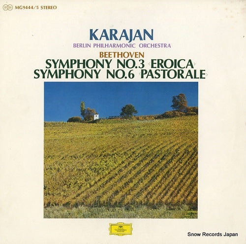 KARAJAN, HERBERT VON beethoven; symphony no.3 "eroica" MG9444