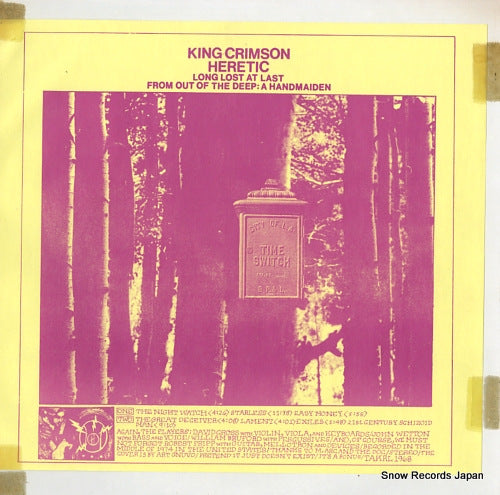 KING CRIMSON heretic TAKRL1968