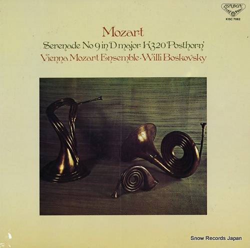 BOSKOVSKY, WILLI mozart; serenade no.9 in d major k320 "posthorn" K15C7062