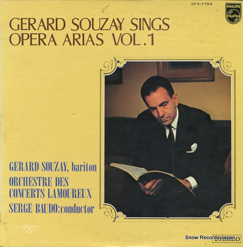 SOUZAY, GERARD sings opera arias vol.1 SFX-7794