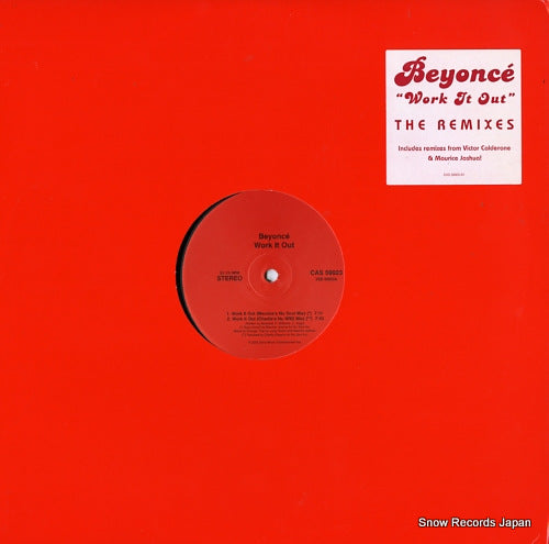 BEYONCE work it out (the remixes) CAS59923