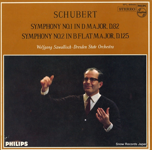 SAWALLISCH, WOLFGANG schubert; symphony no.1 in d major, no.2 in b flat major SFL-8565