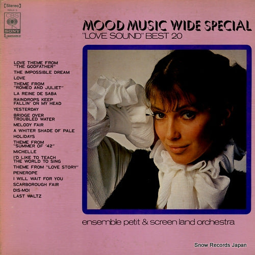 ENSEMBLE PETIT AND SCREENLAND ORCHESTRA mood music wide special / love sound" best20 SOLH5