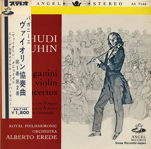 MENUHIN, YEHUDI paganini; violin concertos no.1 and no.2"la campanella" AA7144