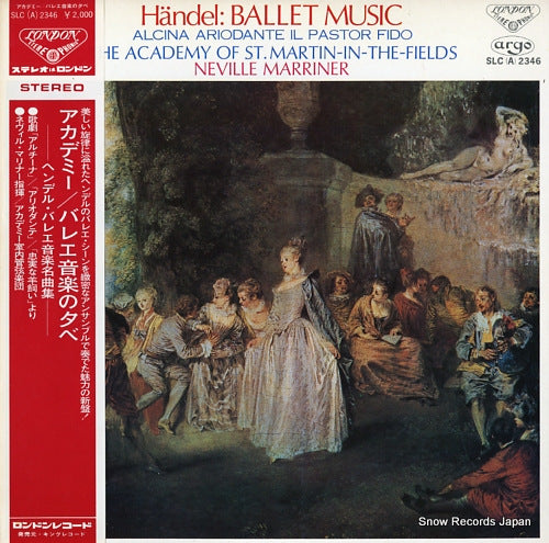 MARRINER, NEVILLE handel; ballet music / the academy SLC(A)2346