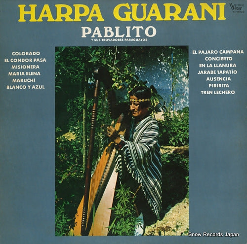 PABLITO Y SUS TROVADORES PARAGUAYOS harpa guarani YX-8022